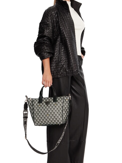 FOLLIE Sac fourre-tout imprimé logo Jet Set logo noir - Sacs pour Femme