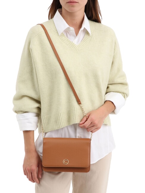 TULIP Sac bandoulière en cuir martelé CUIR - Sacs pour Femme