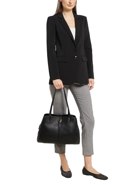 CHARA Sac à bandoulière en cuir rosaces - Sacs pour Femme