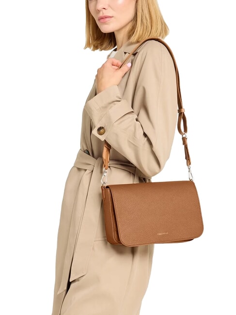 ARIES Sac bandoulière en cuir martelé CUIR - Sacs pour Femme