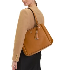 GUESS TALENT  Sac à bandoulière sac fourre-tout albury caramel - Sacs pour Femme - 4