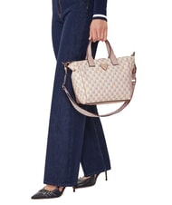 GUESS FOLLIE Sac fourre-tout imprimé logo Jet Set logo rougir - Sacs pour Femme - 4