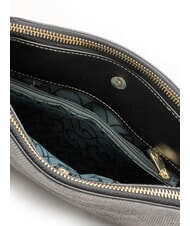 GATTINONI PLANETARIUM sac bandoulière monochrome gris clair/noir - Sacs pour Femme - 4