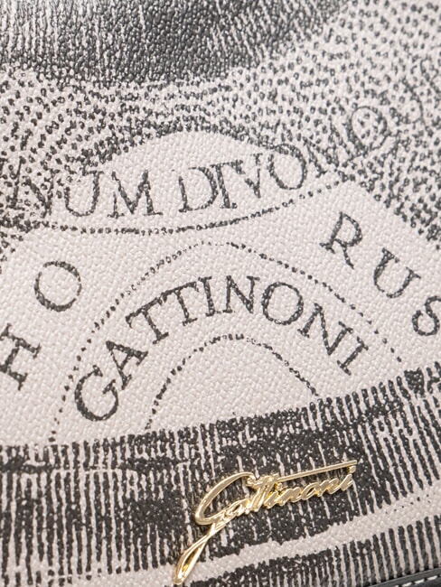 PLANETARIUM Sac transformable avec rabat monochrome gris clair/noir - Sacs pour Femme