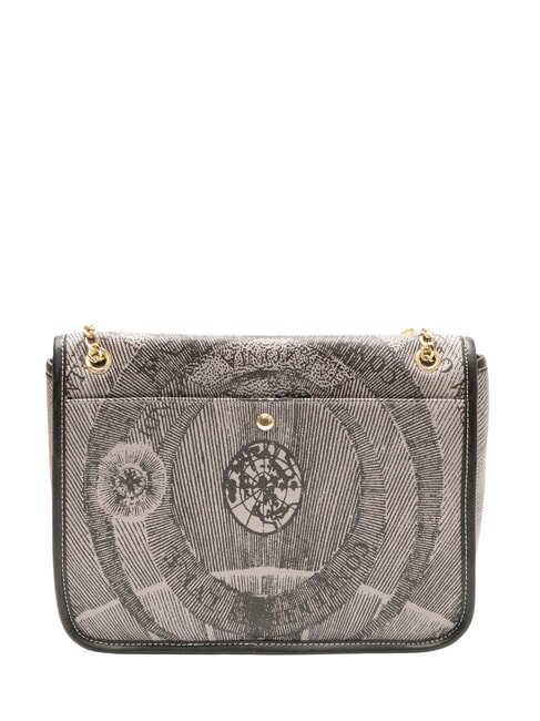 PLANETARIUM Sac transformable avec rabat monochrome gris clair/noir - Sacs pour Femme