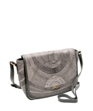 GATTINONI PLANETARIUM Sac bandoulière à rabat monochrome gris clair/noir - Sacs pour Femme - 2