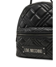 LOVE MOSCHINO QUILTED Sac à dos avec poche po00bx - Sacs pour Femme - 4
