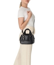 THE BRIDGE DAPHNE Mini sac de coffre en cuir black Gold - Sacs pour Femme - 5