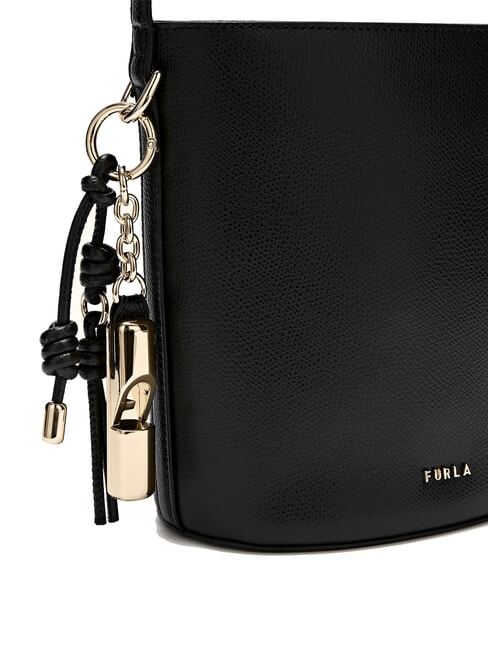 ROXIE Sac seau bandoulière en cuir Ares Noir - Sacs pour Femme