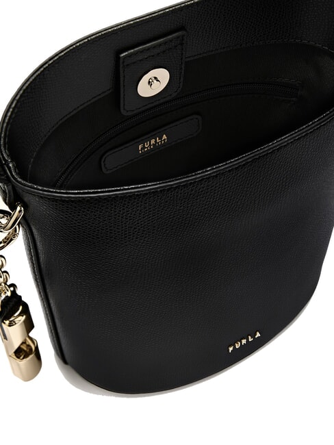 ROXIE Sac seau bandoulière en cuir Ares Noir - Sacs pour Femme