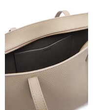 FURLA AVA Sac cabas moyen en cuir lin + gris urbain intérieur. - Sacs pour Femme - 5