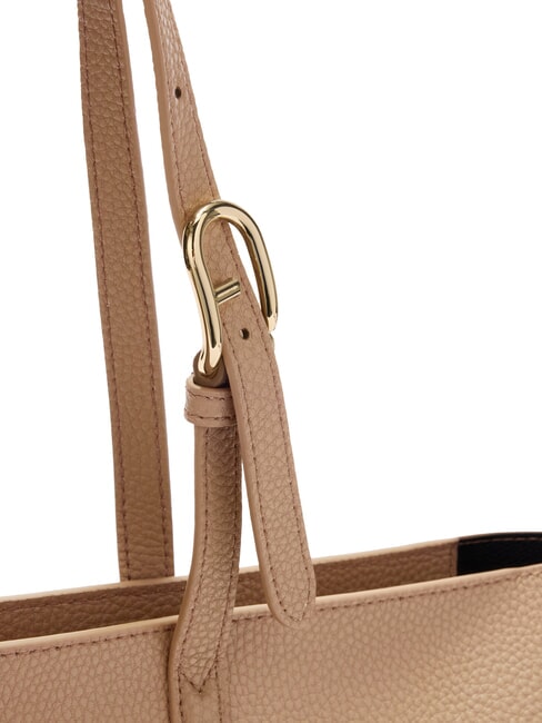 AVA Grand sac de courses en cuir caramel + noir intérieur. - Sacs pour Femme