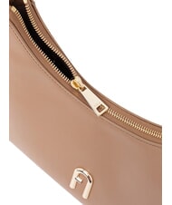 FURLA DIAMANTE Sac d'épaule caramel au beurre - Sacs pour Femme - 4