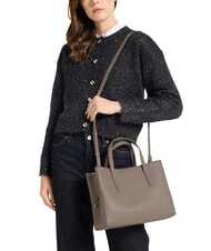 COCCINELLE SWAP Sac en cuir avec bandoulière taupe chaud - Sacs pour Femme - 4