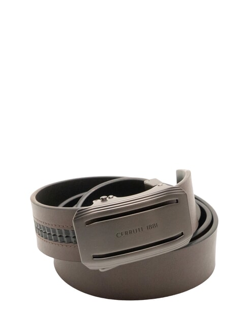 1881 Ceinture réversible en cuir noir/marron foncé - Ceintures