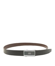 CERRUTI 1881 Ceinture en cuir double face noir/marron foncé - Ceintures - 5