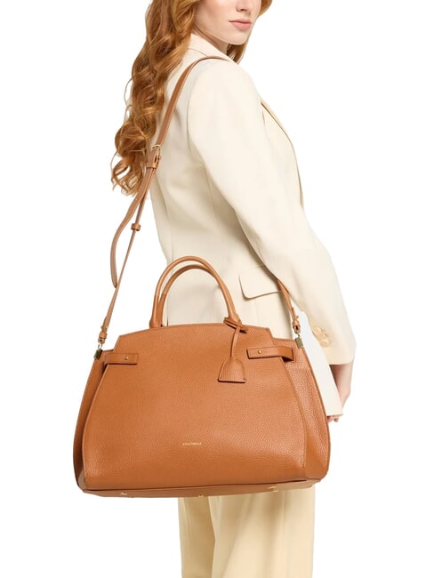 KLICHE Sac à main en cuir martelé CUIR - Sacs pour Femme