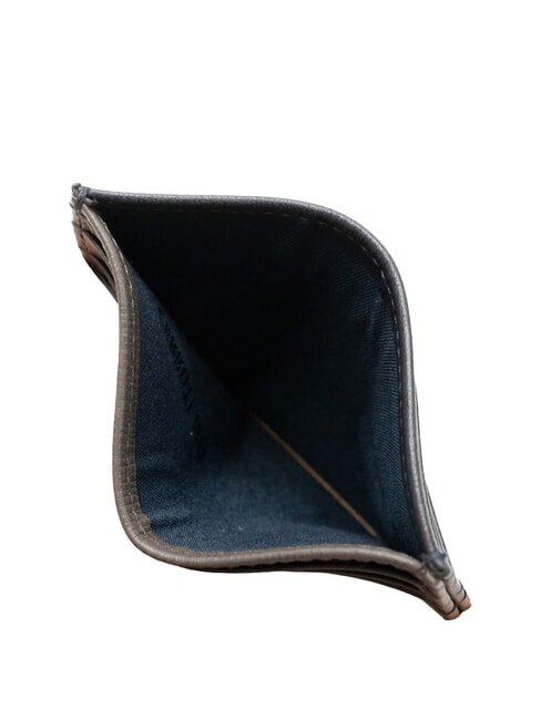 NADIR porte-cartes en cuir plat bleu - Portefeuilles Homme