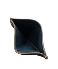 CERRUTI NADIR porte-cartes en cuir plat bleu - Portefeuilles Homme - 3