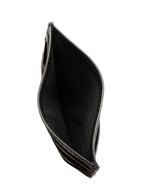 CERRUTIS porte-cartes en cuir noir - Portefeuilles Homme