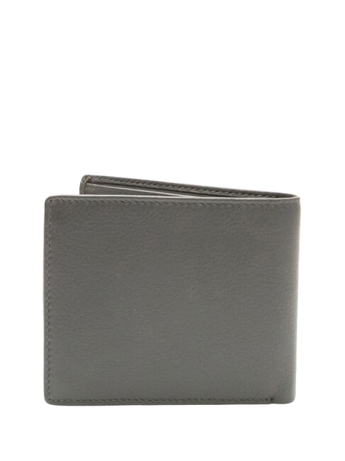 RAUL Portefeuille en cuir 8cc gris - Portefeuilles Homme
