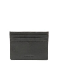 CERRUTI NADIR porte-cartes en cuir plat gris - Portefeuilles Homme - 2