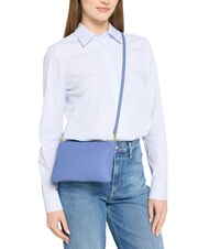 COCCINELLE BEST CROSSBODY Mini-sac en cuir bleu - Sacs pour Femme - 4