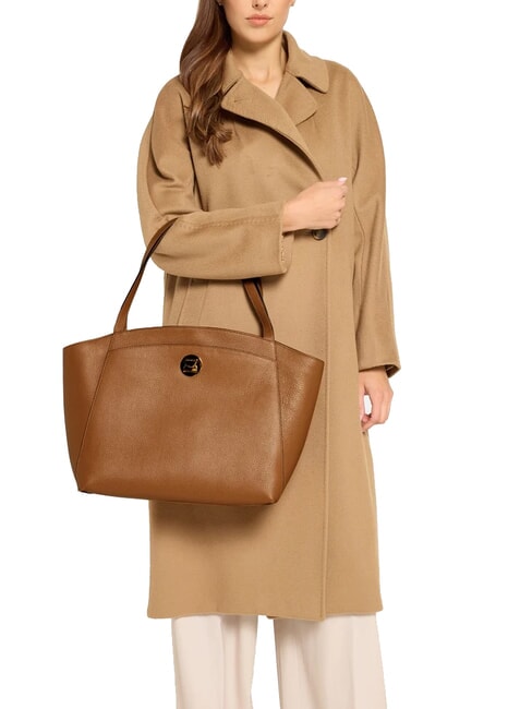 LIYA Sac bandoulière en cuir martelé CUIR - Sacs pour Femme