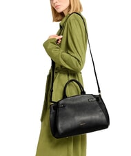 COCCINELLE KLICHE Sac en cuir avec bandoulière Noir - Sacs pour Femme - 4