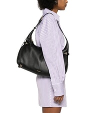 COCCINELLE ABIGAIL Sac porté épaule croissant Noir - Sacs pour Femme - 3