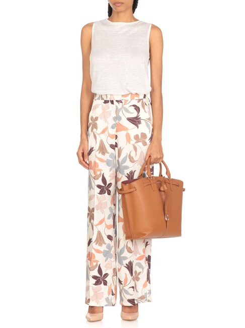 FLORES Sac fourre-tout moyen en cuir martel&eacute; CUIR - Sacs pour Femme