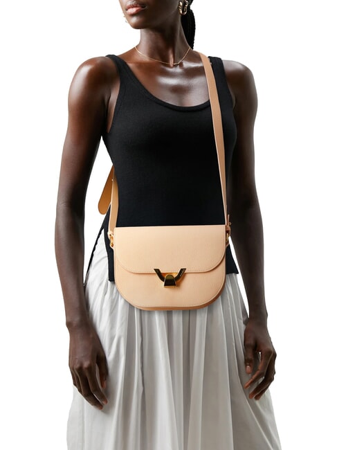 DEW Sac bandoulière en cuir martelé lever du soleil - Sacs pour Femme