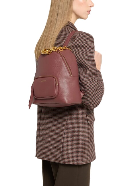 FENIX Petit sac à dos en cuir Brandy - Sacs pour Femme