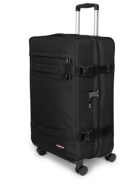 TRANSIT'R 4 XL + Chariot extra large NOIR - Valises Semi-rigides