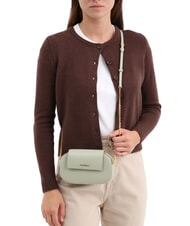 COCCINELLE FAINT Mini sac en cuir martelé gris clair - Sacs pour Femme - 5