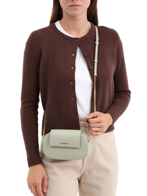 FAINT Mini sac en cuir martelé rose poudré - Sacs pour Femme