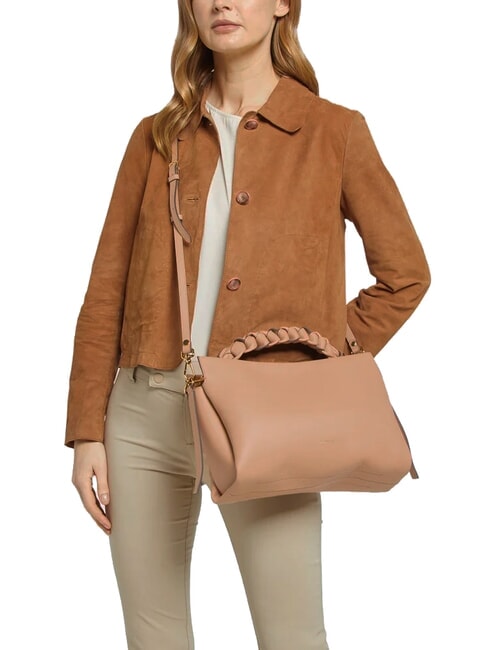 BOHEME GRANA DOUBLE Sac à main, avec bandoulière, en cuir peaux/gaspacho - Sacs pour Femme