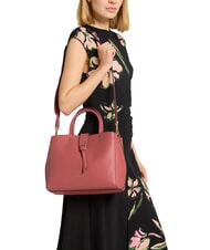 COCCINELLE ALBA Sac fourre-tout en cuir martelé pot - Sacs pour Femme - 4