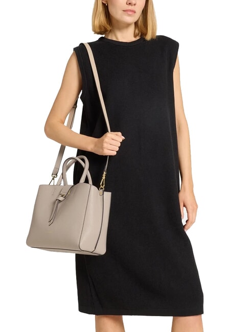 ALBA Sac fourre-tout en cuir martelé rose poudré - Sacs pour Femme