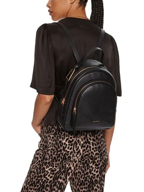 MALORY  Sac &agrave; dos en cuir Noir - Sacs pour Femme