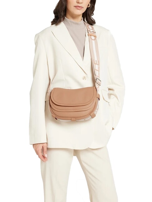 RAQUEL S Mini sac bandouli&egrave;re en cuir peaux/gaspacho - Sacs pour Femme