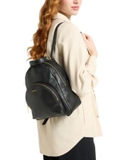 COCCINELLE ALPHA Sac à dos en cuir martelé avec poche pot - Sacs pour Femme - 4