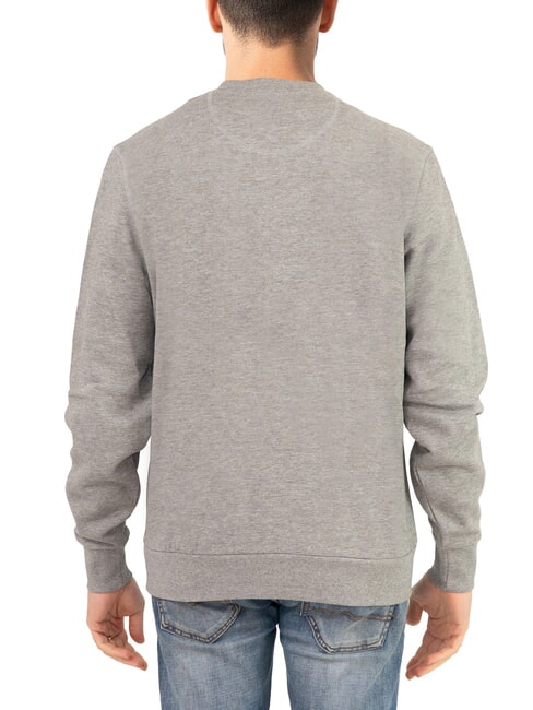 LOGO Sweat-shirt à col rond avec imprimé maxi mélange gris moyen - Pulls molletonnés