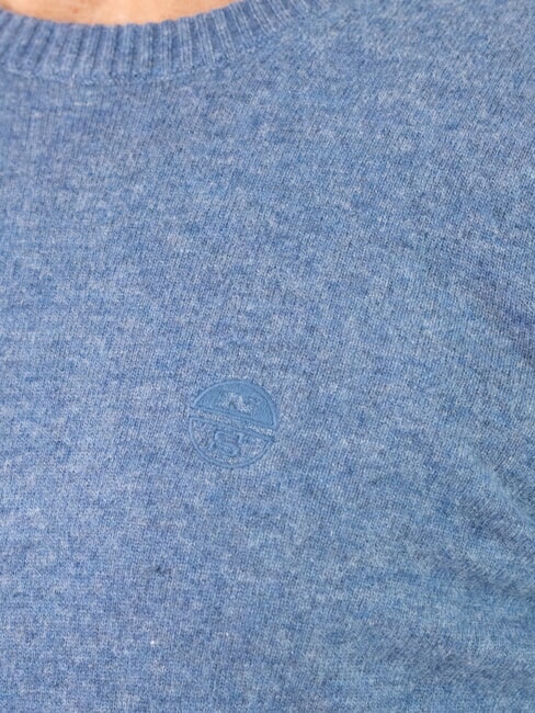 N|S pull chin&eacute; &agrave; col rond jean fonc&eacute; - Pulls pour hommes