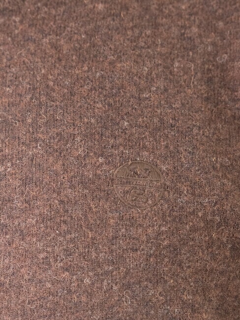 N|S Pull à col rond avec logo brodé cacao - Pulls pour hommes