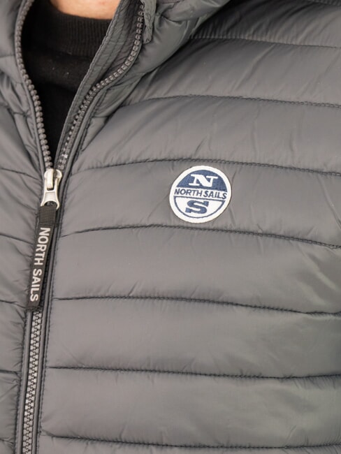 PADDED Doudoune à capuche asphalte - Doudounes homme