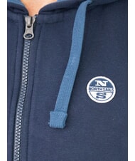 NORTH SAILS PATCH Sweat à capuche zippé bleu marine - Pulls molletonnés - 3