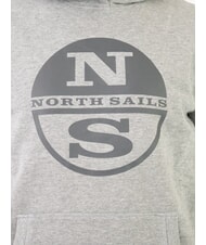 NORTH SAILS LOGO Sweat à capuche avec poche mélange gris moyen - Pulls molletonnés - 3