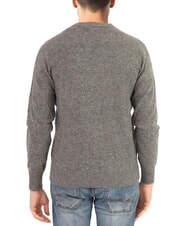 NORTH SAILS N|S Pull &agrave; col rond avec logo brod&eacute; m&eacute;lange gris moyen - Pulls pour hommes - 2
