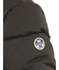 NORTH SAILS PADDED Doudoune mi-longue à capuche noir - Doudounes homme - 3